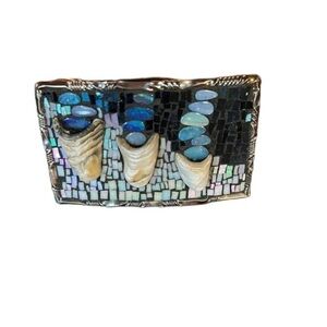 - Paul Pearman signed and numbered belt buckle. Beach BLues “159